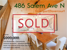 Davenport/Dovercourt 2 storey, semi detached for sale:  2 bedroom  (Listed 2022-04-26)