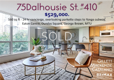 Toronto CONDO apartment for sale:  1 bedroom 560 sq.ft. (Listed 2023-08-12)