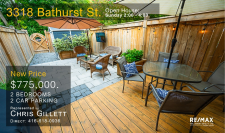 Toronto Attached Townhouse for sale: 2 bedroom 950 sq.ft. (Listed 2025-10-28)